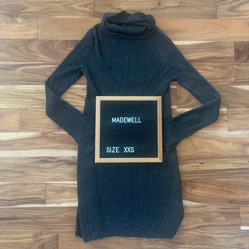 Madewell Cowl Neck Sweater Dress